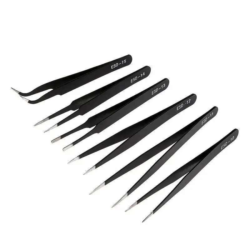Electronics Repair Tools - NOVO Conjunto de 6 Pinças Longas