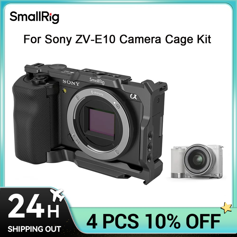 Sony Camera Zv-E10 - SmallRig Camera Cage com alça de