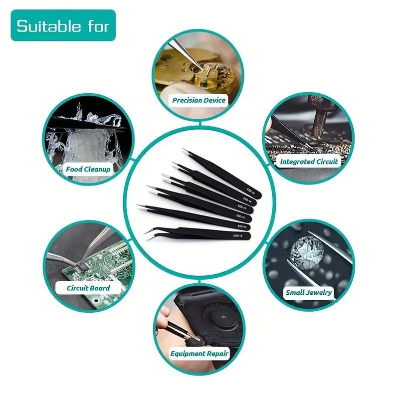 Conjunto de pinças longas de p - Electronics Repair Tools avaliação e preço