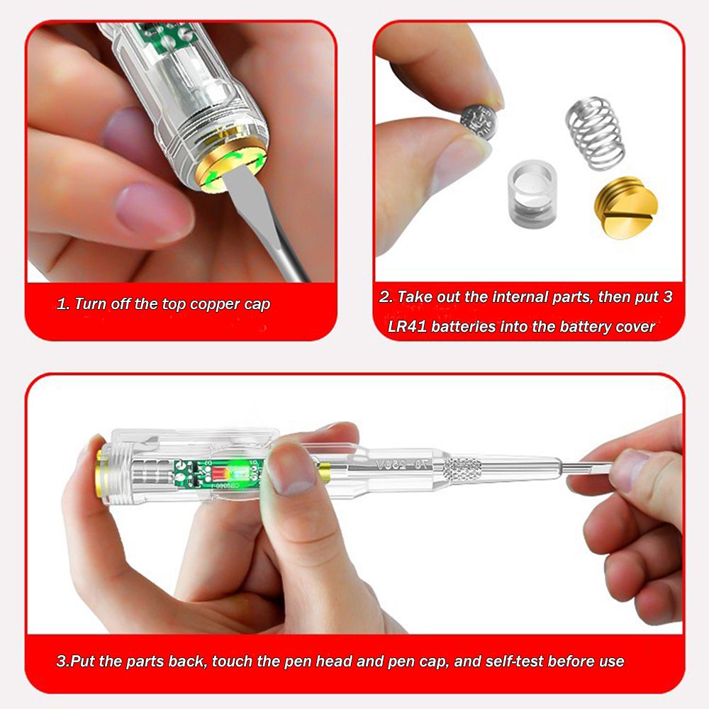 Lápis de teste liga-desliga, f - Circuit Test Pencil avaliação e preço