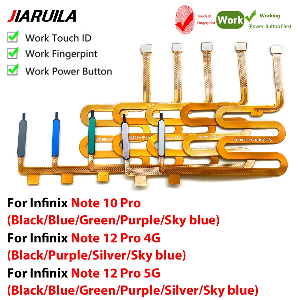 Novo para infinix nota 10 pro/ - Fingerprint Cable Flex avaliação e preço
