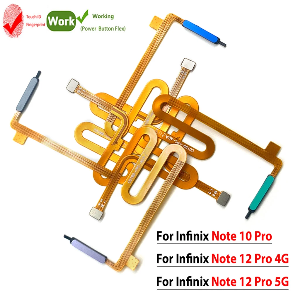 Novo para infinix nota 10 pro/ - Fingerprint Cable Flex avaliação e preço